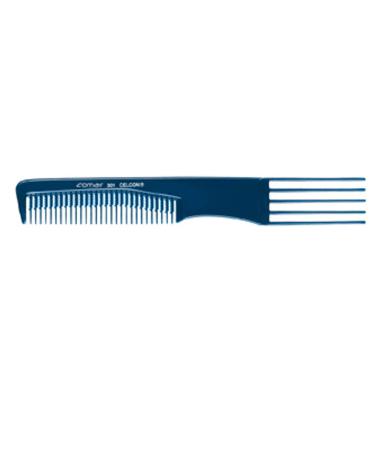 Comair Blue Profi-Line 301 Toupee Fork Comb 1 Piece Blue 1 Piece (1 Pack)