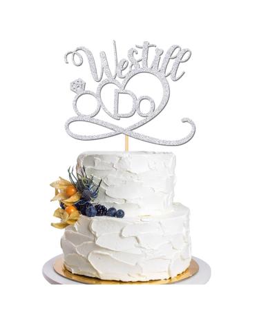 Dcokska We Still Do Cake Topper We Still Do Vow Renewal Cake Decoration Anniversary Wedding Commemoration Vow Renewal Engagement Wedding Party Cake Decorations Supplies (We Still Do-2)
