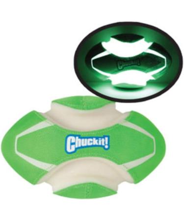 Chuckit! CH32306 Fumble Fetch Max Glow - Small Green/White Fetch Toy | International Shipping Available - Buy Online on GoSupps.com