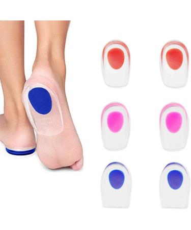 Sitake Silicone Heel Cushions for Pain Relief | Gel Heel Pillows | Heel Spur & Shoe Protection (Size 40-46) - Buy Online on GoSupps.com