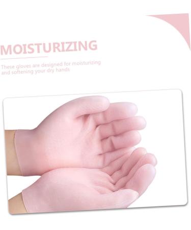 Beatifufu 1pair Moisturizing Gloves Dry Hand Gloves Hand Care Gloves Moisturizing Hand Covers Moisturizing Repairing Gloves Hand Skin-Friendly Care Gloves Hand Care Supplies 21.5x13cm - Buy Online on GoSupps.com