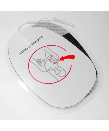 Adult Latex-Free Foam AED Replacement Pads for Training - 4 Pairs | International Shipping Available - Buy Online on GoSupps.com