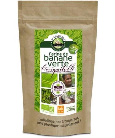 Organic fair trade green banana flour (300 g) - Ecoid es - Flours and sugars - Buy Online on GoSupps.com