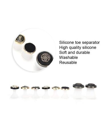 Buy 8-Piece Silicone Nail Art Toe Separator - Washable & Reusable Pedicure Care | International Shipping Available - Buy Online on GoSupps.com