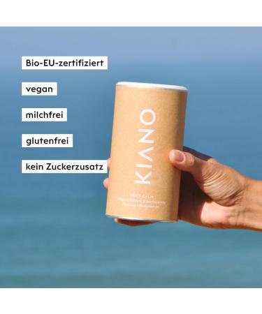 Kiano Bio Curcuma Pulver Mix - 100% Turmeric Superfood Latte | Vegan Gluten-Free with Ashwagandha Cinnamon Ginger & Black Pepper - 220g - Buy Online on GoSupps.com