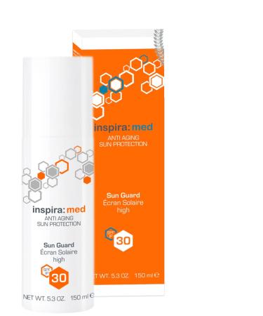 inspira: cosmetics Med Anti-Aging Sun Guard SPF 30 Sunscreen for Skin 150 ml