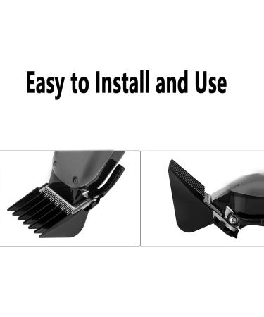 Andis Clipper Guards Set - Kaynway Professional Upgrade Magnetic Comb Guides for Andis Master Clipper 10PCS (Black) - Buy Online on GoSupps.com