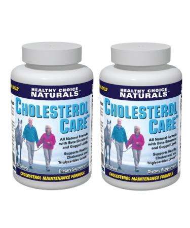 Cholesterol Care Supplement All Natural Formula (2 bottles/120 Tablets)