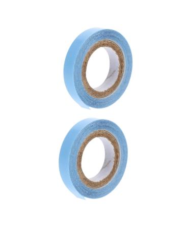 Angoily 2 Rolls Wig Film Duct Tape Clear Bonding Toupee Hairpiece Tape Lace Wigs Womens Wigs Hair Replacement Wigs Women Wig Tape Ladies Wigs Hammer Hair Extensions Front Lace Glue Miss