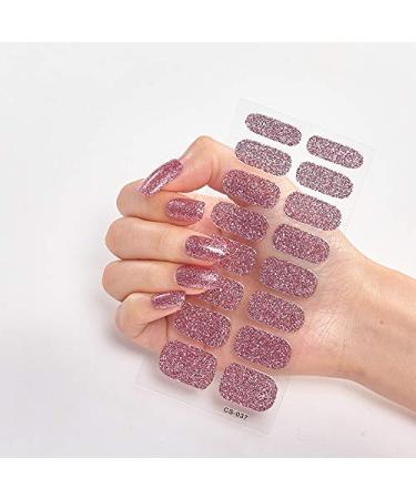 8 Sheets 128 Pieces Full Cover Nail Art Stickers - Self-Adhesive Solid Color Strips for Women | Real Nail Polish Decal Strips - International Shipping Available - Buy Online on GoSupps.com