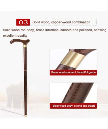 Wooden Walking Stick Solid Cane Wood Crutches Chicken Wings Wooden Elderly Crutches Wooden Crutches Elderly Canes - Buy Online on GoSupps.com