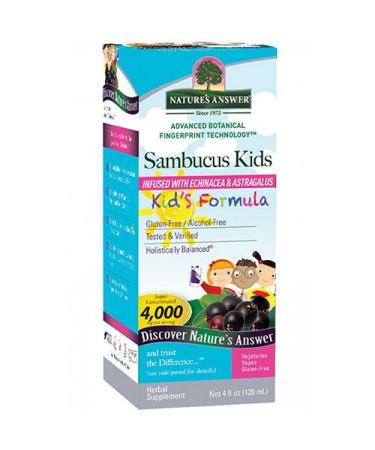 Nature's Answer Sambucus Kid's Formula 4000 mg 4 fl oz (120 ml)