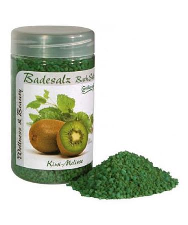 Bath salt kiwi lemon balm camomile 60 foot bath additive for the feet with fruit extract 350 g