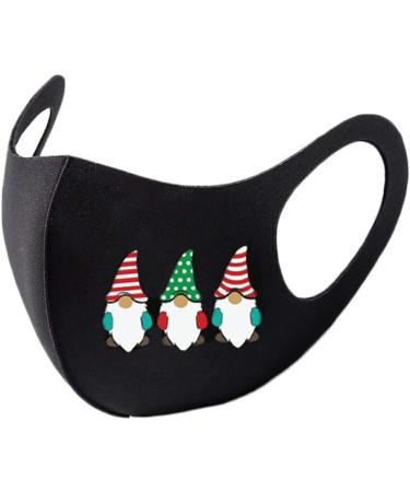 Deholifer 5-Piece Cotton Mouth & Nose Protection Mask Set - Adjustable Black Fabric Masks for Adults | Perfect for Christmas Gifts | International Shipping Available - Buy Online on GoSupps.com