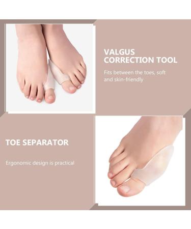 Mobestech 6 Pairs Silicone Toe Separator & Bunion Protector - Hallux Straighteners & Big Toe Spacers for Foot Comfort - Buy Online on GoSupps.com