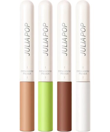 Eyeshadow Primer 4 Colors Matte Liquid Eyeshadow for Smooth | Cream Eyeshadow Primer Waterproof Long Lasting Eye Brightener Highlighter Blusher Eye Shadow Makeup for Women/v - Buy Online on GoSupps.com