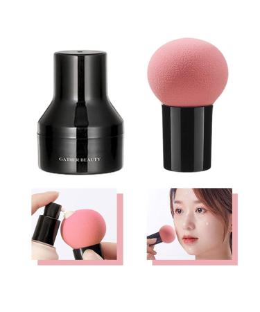 Shop Pink Mushroom Makeup Brush & Foundation Sponge - Perfect for Liquid & Powder Application | International Shipping - Buy Online on GoSupps.com