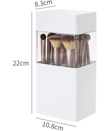 Obahdirry Receive 1 Bucket of Desktop Makeup Brush Wipe Boxes Eye Shadow Brush Lipstick Cosmetics Eyeliner Brush Pot - Buy Online on GoSupps.com