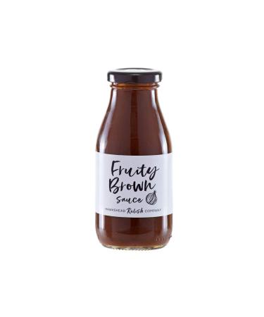 Hawkshead Relish Company Fruity Brown Sauce - Handmade with Tomatoes Onions Raisins Tamarind & Dates | Great Taste Award Winner | Preservative & Gluten-Free | Suitable for Vegetarians & Vegans - 280g - Buy Online on GoSupps.com