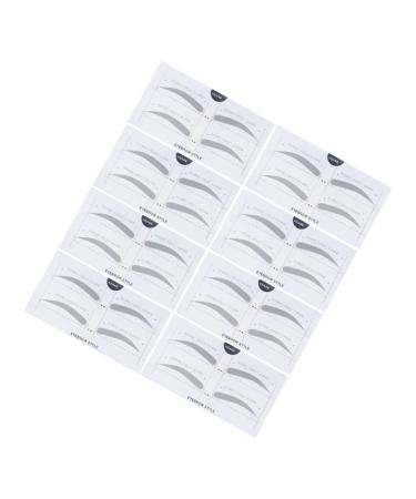 Beavorty 2 Cosmetology Kit Make up Kit Makeup Kits Eyebrow Card Eyebrow Stickers Simple Makeup Tools A607