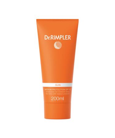 Dr. Rimpler sun cream SPF 15 I for face and neck I High-quality sun lotion with nourishing aloe vera skin-friendly 200ml