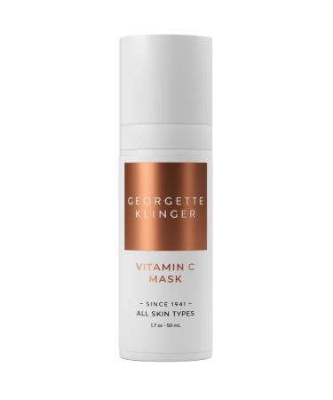 Georgette Klinger Vitamin C Mask - Nutrient-Rich Skin Brightening Treatment Draws Out Impurities Unclogs Pores Fights UV Damage Smooths and Firms for Radiant Even-Toned Complexion - 1.7 oz 1.7 Ounce (Pack of 1)