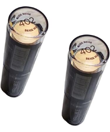 2 x L'Oreal Infaillible Longwear Shaping Stick Foundation 9g - 402 Nude Beige - Buy Online on GoSupps.com