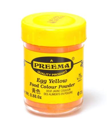 Preema | Egg Yellow Food Colour Powder 12X25g | Create Color full Cake & Icing | Premium Quality Bright Colour Powder