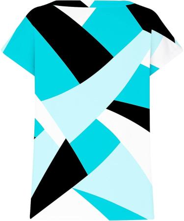 Women's Dressy Casual Sleeveless & Short Sleeve Tops | Blue Summer Shirts - X-Large - Buy Online on GoSupps.com