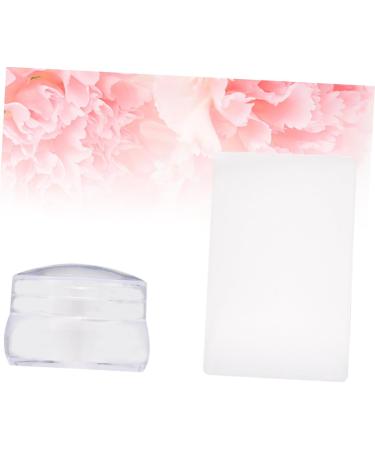 minkissy 1 Set manicure tools nail tools manicure kit clear jelly nail art stamper manicure nail art tool Nail Beauty Tool Kit Nail Art Supplies major scraper Accessories suite impression - Buy Online on GoSupps.com