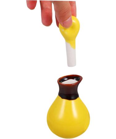 FOMIYES Ceramics Bowl for Beauty Salon White Oil Pourer Vinegar Pot Oil Dispenser Black Dispensing Oils 5.5 7.5cm Green - Buy Online on GoSupps.com