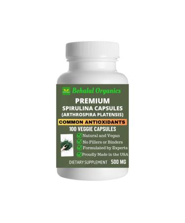 Behalal Organics Spirulina Quick Release Capsules