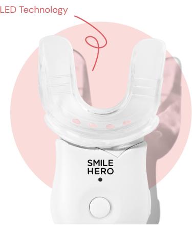 Smile Hero LED Teeth Whitening Kit - Professional At-Home Teeth Whitening Solution - Buy Online on GoSupps.com