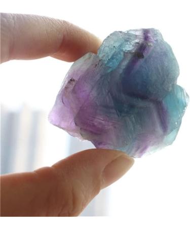 Crystal Crystals Rough Minerals Gemstones Natural Rainbow Fluorite Raw Stones for Home Decoration Suitable for Home Office Decoration Home Goods 3-5cm Random - Buy Online on GoSupps.com