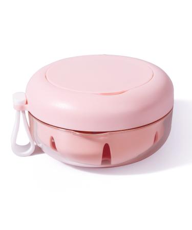 Denture Case, Definitely No-Leak Denture Bath Box for Traveling Perfectly, Denture Cup with Strainer & Mirror(Pink) - Buy Online on GoSupps.com