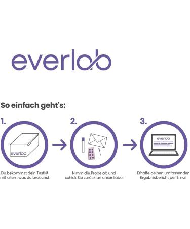 EVERLAB HbA1C Test - Quick Home Diabetes Screening | Easy Long-Term Blood Sugar Monitoring - Buy Online on GoSupps.com