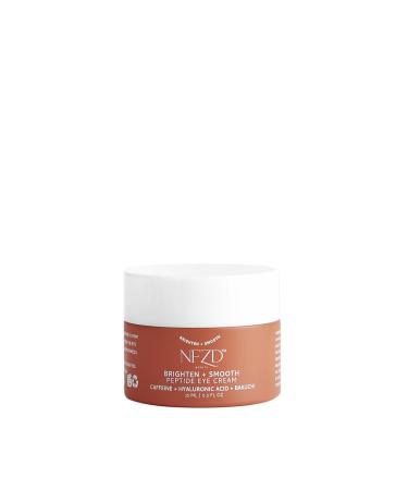 Brighten + Smooth Peptide Eye Cream Dark Circles & Puffiness Brightens With Caffeine Green Tea and Bakuchi Fruit 15mL