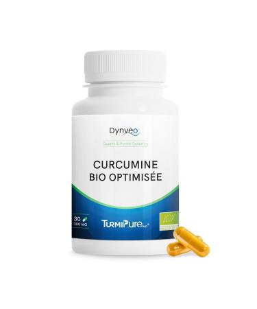 Curcumine BIO Optimis e qualit TurmiPure Gold - 95% Curcumino des - Articulations Circulation - 340 fois plus Biodisponible - 30 G lules Vegan Fabriqu France - Dynveo 9 g (30 Capsules)
