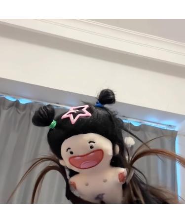 TQUXNGA Cute Stuffed Doll Shape Hairband Women Spa Wash Face Makeup Skincare Headband for Photography Halloween Hairband Purple Blue - Buy Online on GoSupps.com