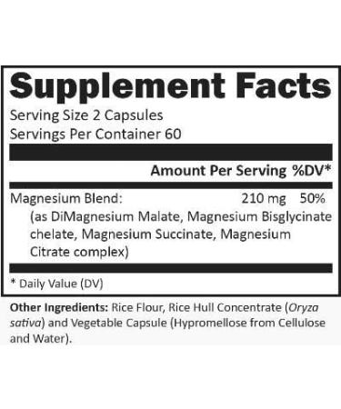 R-Garden Magnesium Complex 120 Capsules - Essential Mineral Supplement - Buy Online on GoSupps.com