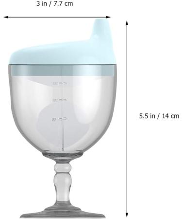 Toddmomy Baby Goblet Sippy Cup 150ML - Ideal for Kids Birthday & Christmas Parties - Buy Online on GoSupps.com