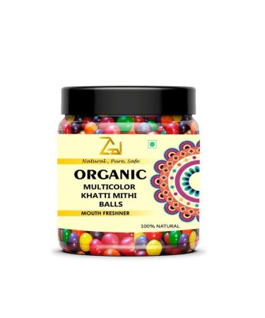 GAGZI Natural Mix Fruit Blast Mix Fruit Pop Balls Pop Candy Fruit Flavoured Mouth Freshener - 250 GM 250 Gram