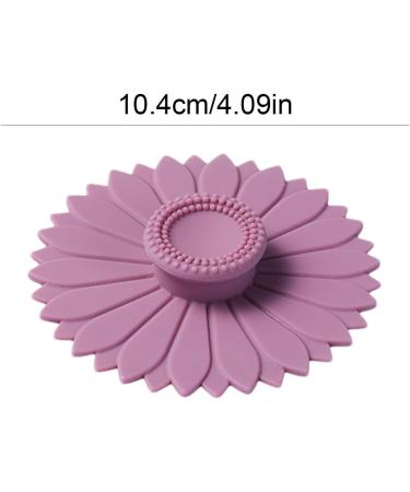 Silicone Lids for Cups Silicone Coffee Mug Lid for Tea Cup | Dustproof Wine Glass Covers Hot Cup Lids Drink Cup Dust for Steeping Drinks Enhancement Purple - Buy Online on GoSupps.com