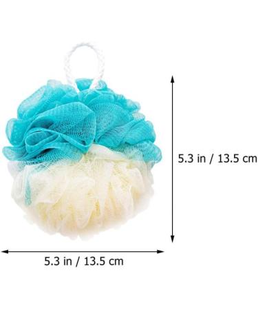 8pcs Color Matching Bath Balls & Loofah Sponges for Women - Soft Scrubber Puff for Luxurious Bathing Experience - Buy Online on GoSupps.com