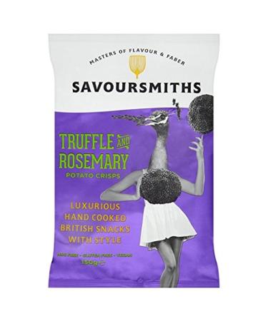 SAVOURSMITHS SAVOURSMITHS Truffle and Rosemary Luxury English Potato Chips 150g