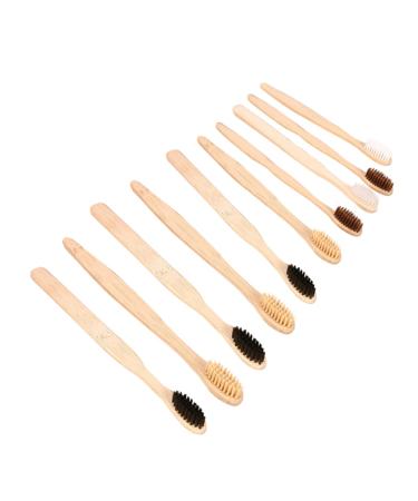 Homsfou 10th travel toothbrush environmentally friendly toothbrush disposable wood consumables for disposable toothbrush disposable toothbrush toothbrush set toothbrush accessories travel