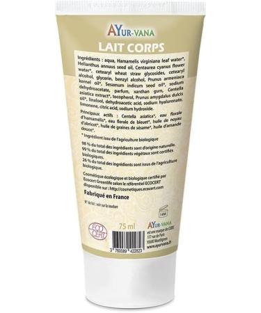 AYur-vana Lait Corps Centella Bio Tubes de 75 ml - Buy Online on GoSupps.com