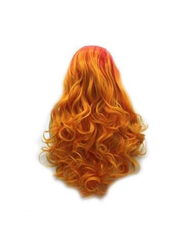 BGHJUE Long Curly Lace Front Wig for Women - Wavy Heat Resistant Synthetic Hairpiece with Deep Side Parting - Buy Online on GoSupps.com