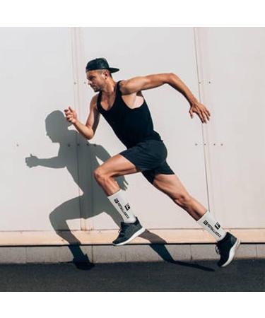 Buy CRGANGZY Round Silicone Suction Non-Slip Football Socks | Sports Training Sock (White) AV02 - International Shipping Available - Buy Online on GoSupps.com