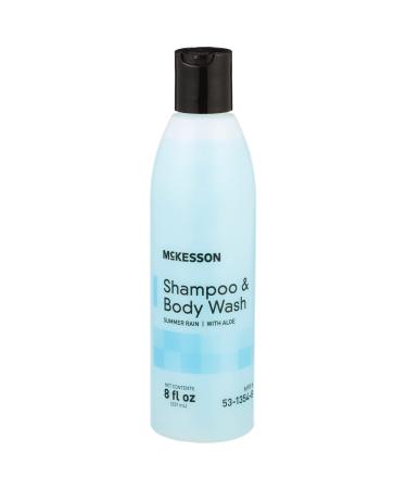McKesson Body Wash and Shampoo with Aloe Sumer Rain Scent 8 oz 1 Count